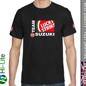 【新品・未使用】TEAM LUCKY STRIKE SUZUKI Tシャツ Suzuki Lucky Strike - Etsy