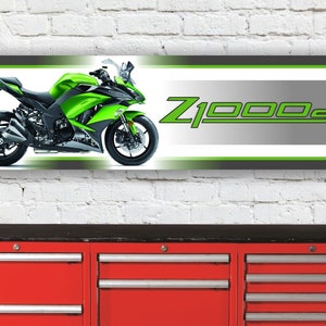Br436b kawasaki z1000 sx 2017 2019 inspiré de la bannière d’atelier