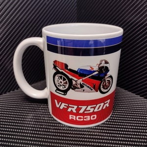 M63 VFR750R RC30 inspirierte Keramik Tee- und Kaffeebecher 11oz