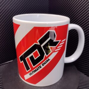 M77Yamaha TDR250 rot YPVS inspirierte Kaffee Tee Tasse