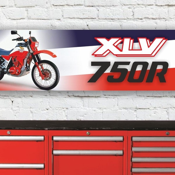 Br486b honda xlv 750r flexible workshop banner sign