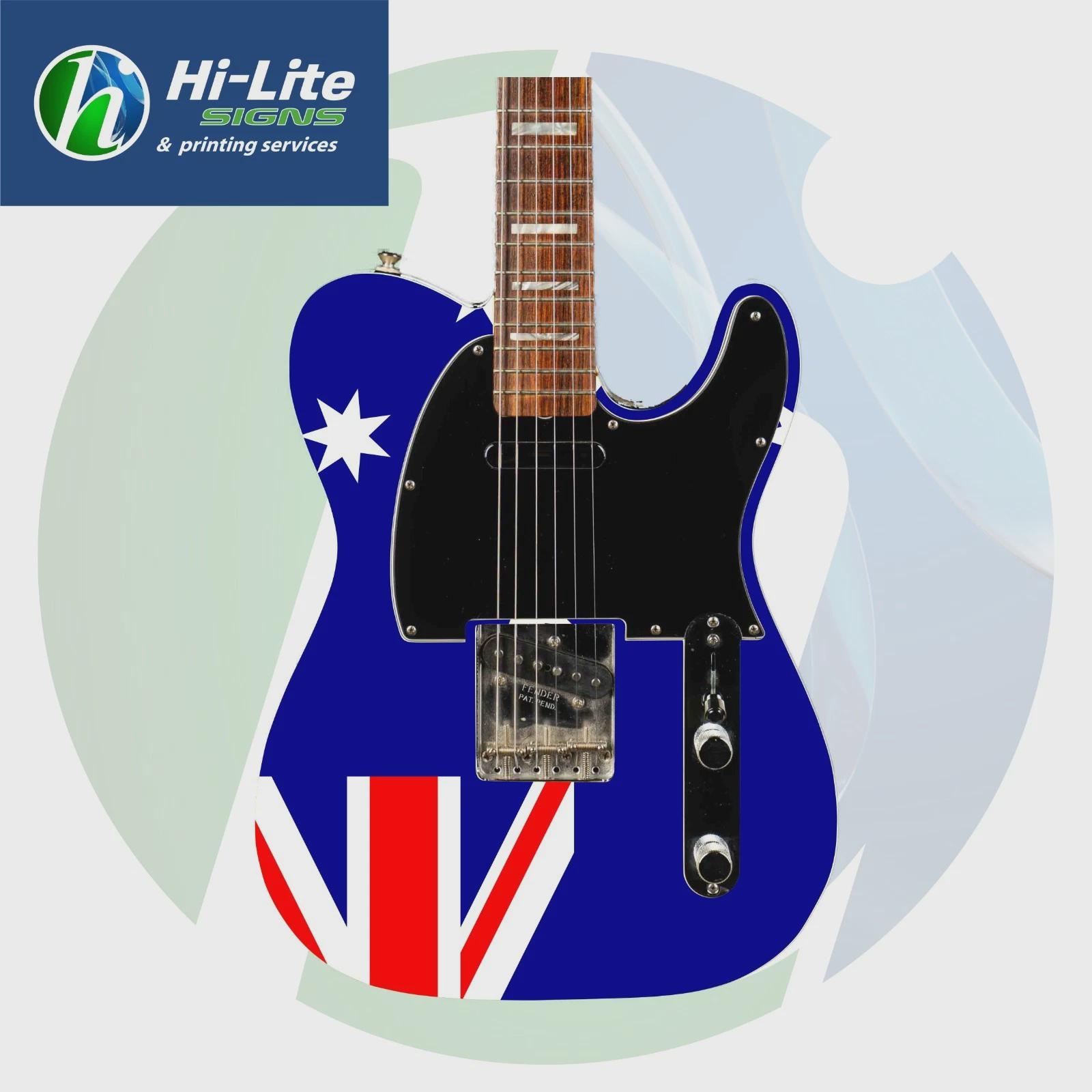 AUSTRALIA VINYL SKIN Laminated Print for Electric Guitar