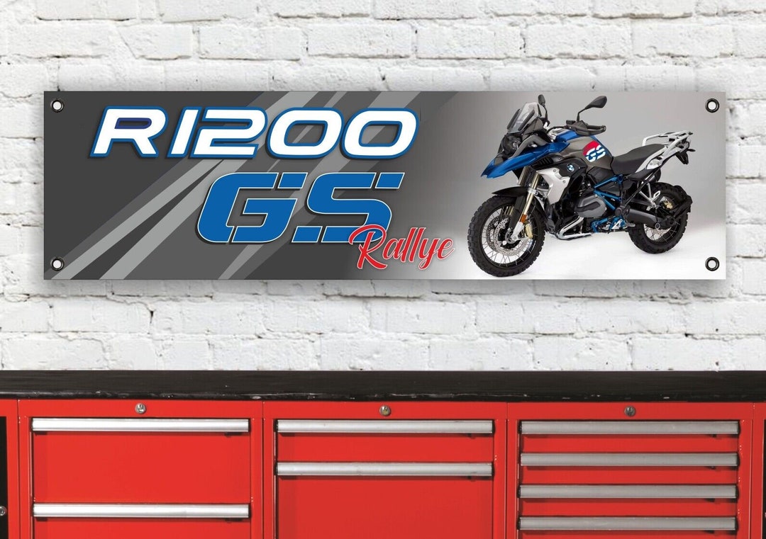 Br426b Bmw R1200gs Rallye 2017 Garage Workshop Banner Sign - Etsy