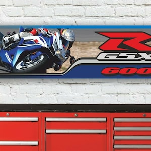 Br108b suzuki gsxr 600 k9 2009 workshop banner sign