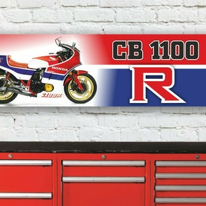 Br286b honda cb1100r  garage workshop banner sign