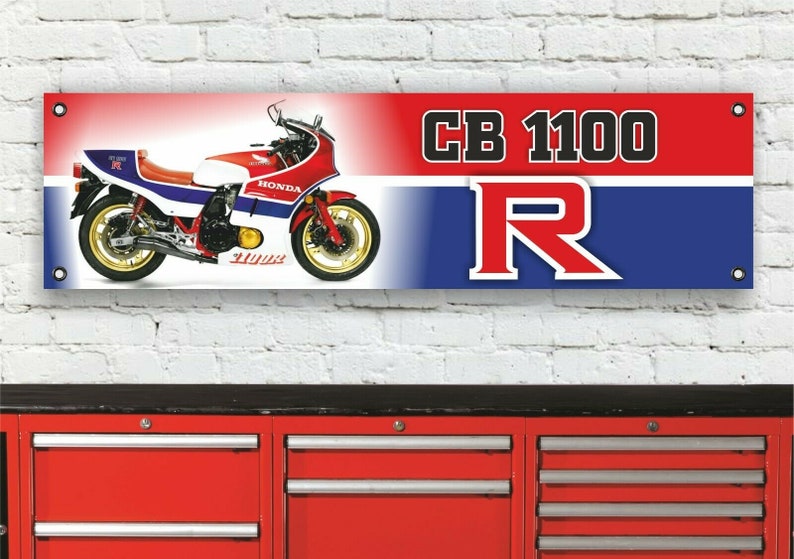 Br286b honda cb1100r garage workshop banner sign image 1