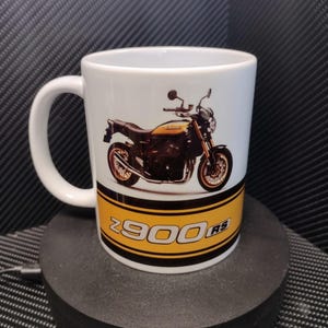 M79 Z900RS gelbe Kugel inspirierte Kaffee Teetasse