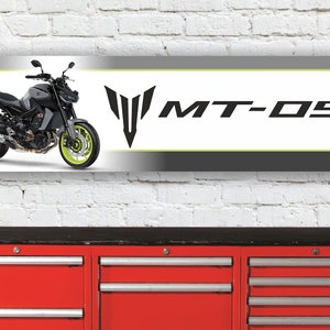 Br406b yamaha mt-09 mt09 2017 insegna banner officina