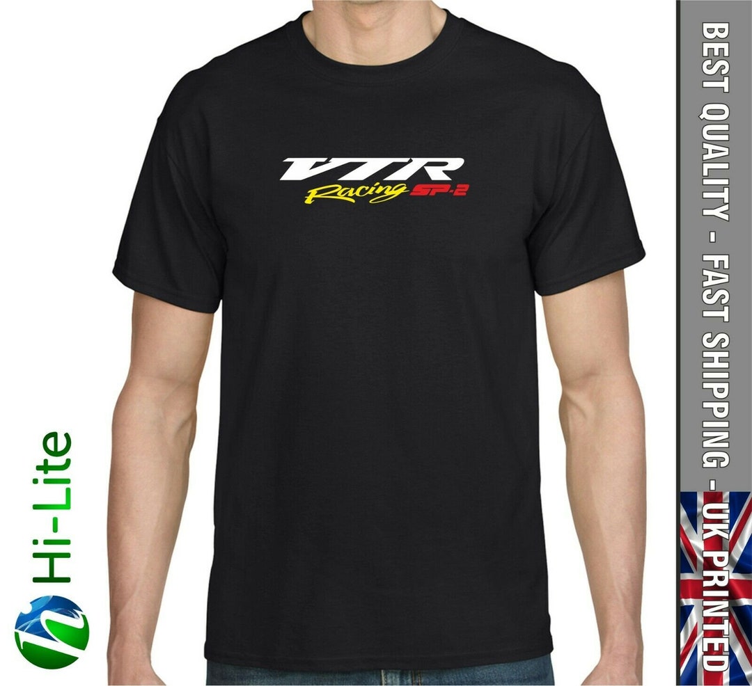 Tシャツ・カットソー HONDA MOTORCYCLE Speed Track nylon Tshirt Black Amazon.com: Black Motorcycle T-Shirt : Clothing, Shoes & Jewelry