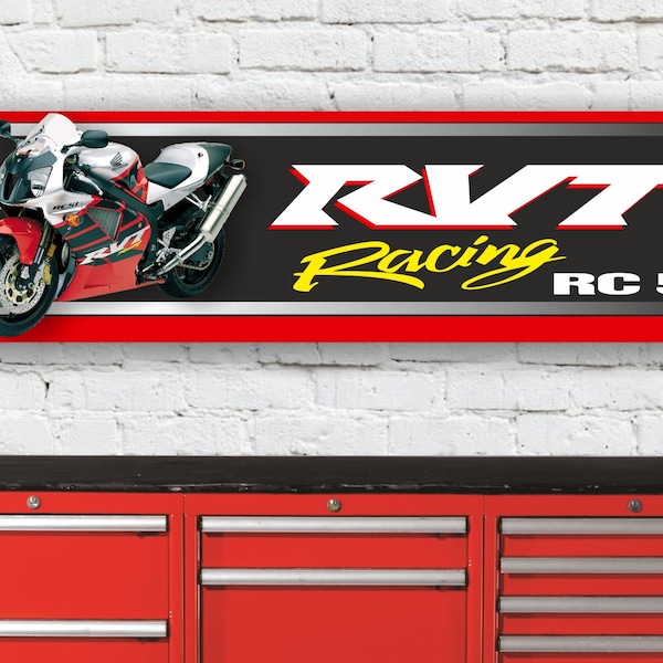 br190c RVT1000 rc51 racing flexible workshop banner