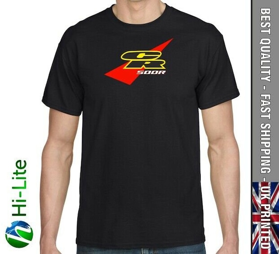 Buy Ts85 Honda Cr500r Inspired Black T Shirt Top Great Dads Mens