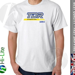 Ts65 yamaha tdr250 white t shirt tdr 250
