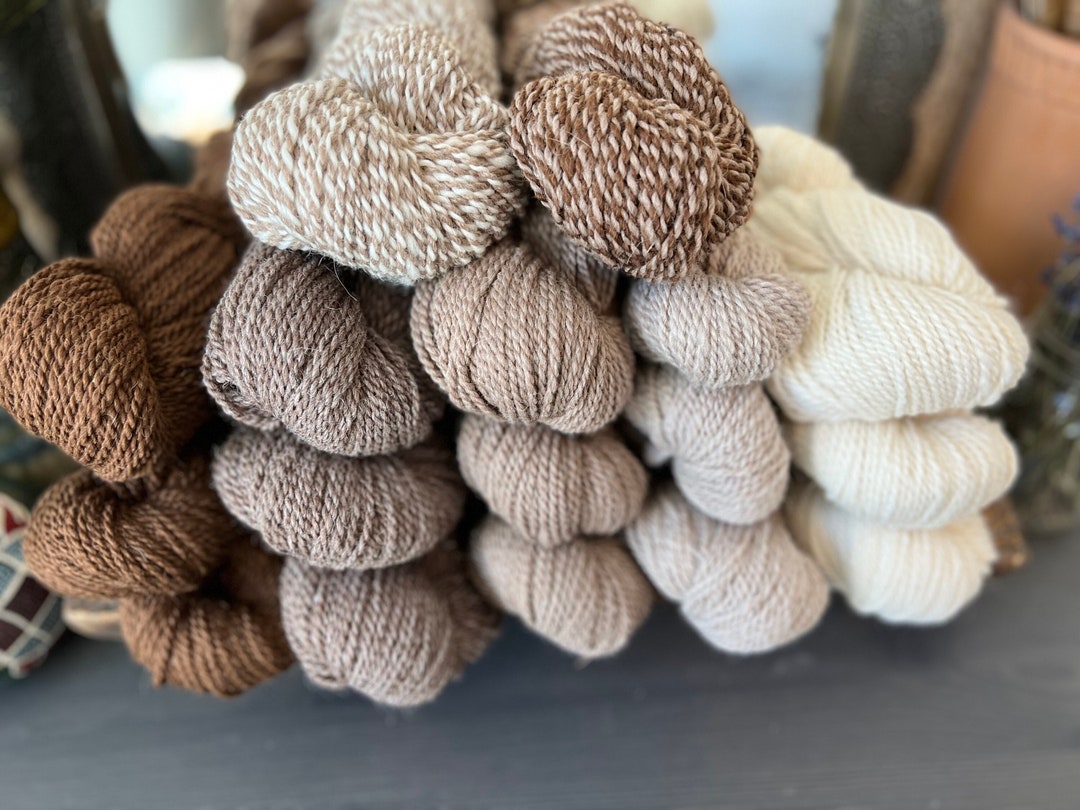 Natural Alpaca Yarn Etsy