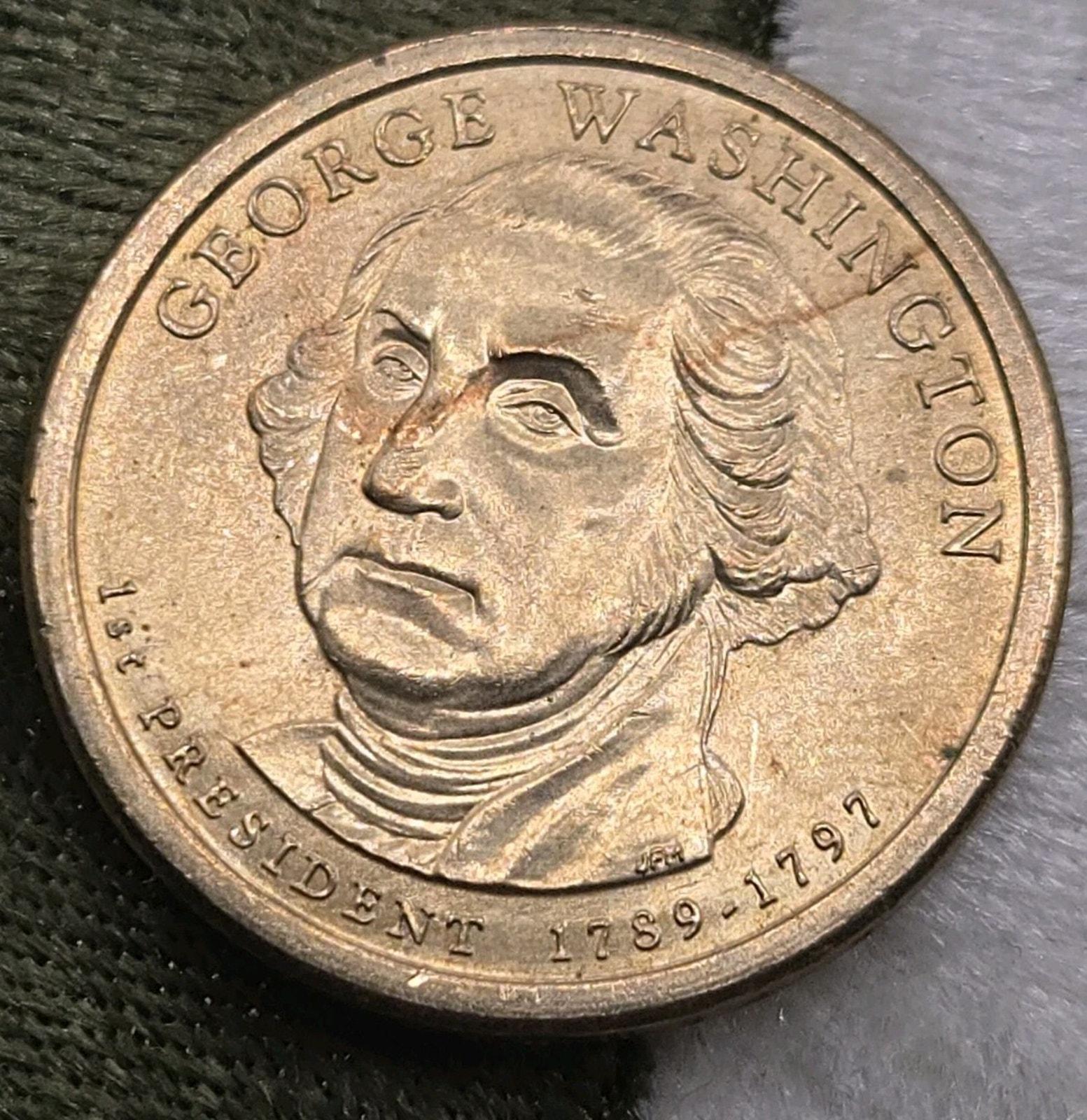 George washington dollar coin - Etsy 日本