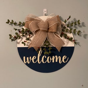 Welcome sign