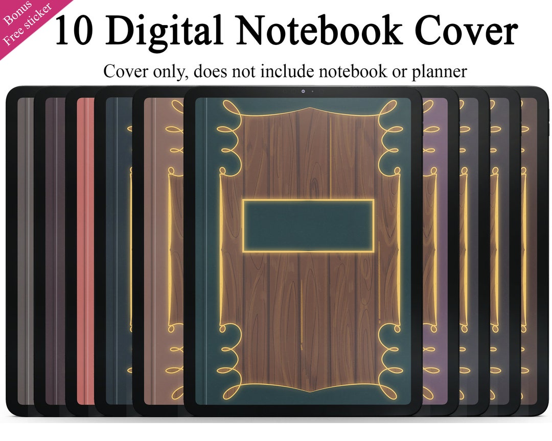 Table Notes Cover 10 Digital Notebook Covers for Tablets and iPad Suitable for Note and ...