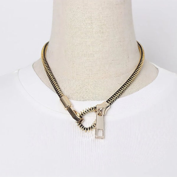 Zipper Necklace Etsy
