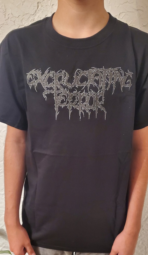 Excruciating Terror - Logo Shirt, Punk, Metal, Hardcore - Etsy