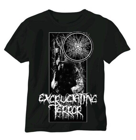 Excruciating Terror - Soldier With Two Logos Exclusive Shirt