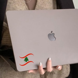 Lebanese Flag Vinyl Decal Sticker - Car - Window - Laptop - Bottle - glassware
