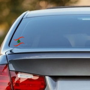 Lebanese Flag Vinyl Decal Sticker - Car - Window - Laptop - Bottle - glassware
