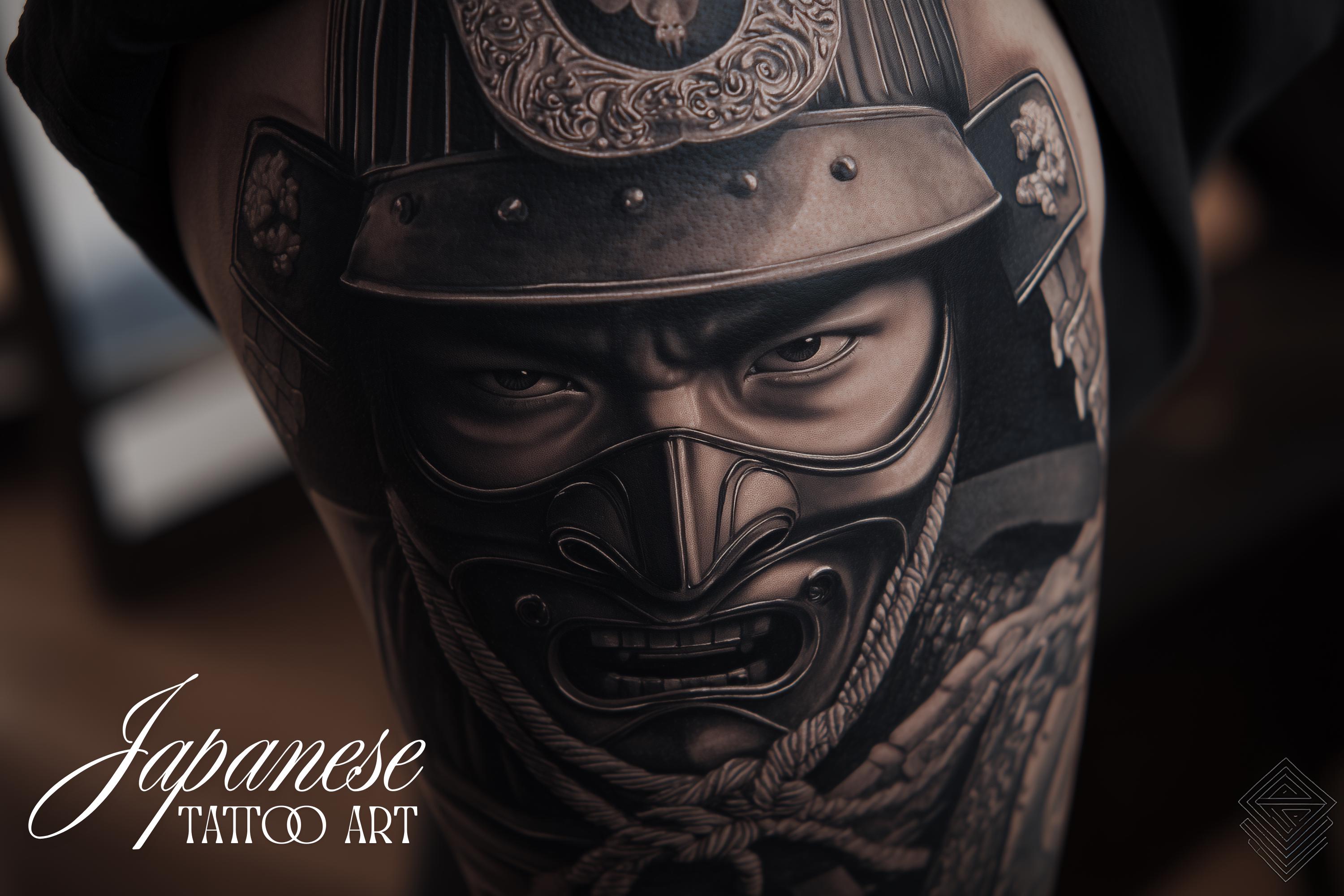 Tatuaje samurái - Etsy México, image size:3000x2000