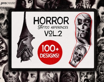 Procréer / horreur vol.2 100+ références, art sombre ~ set créatif xl ~ haute qualité