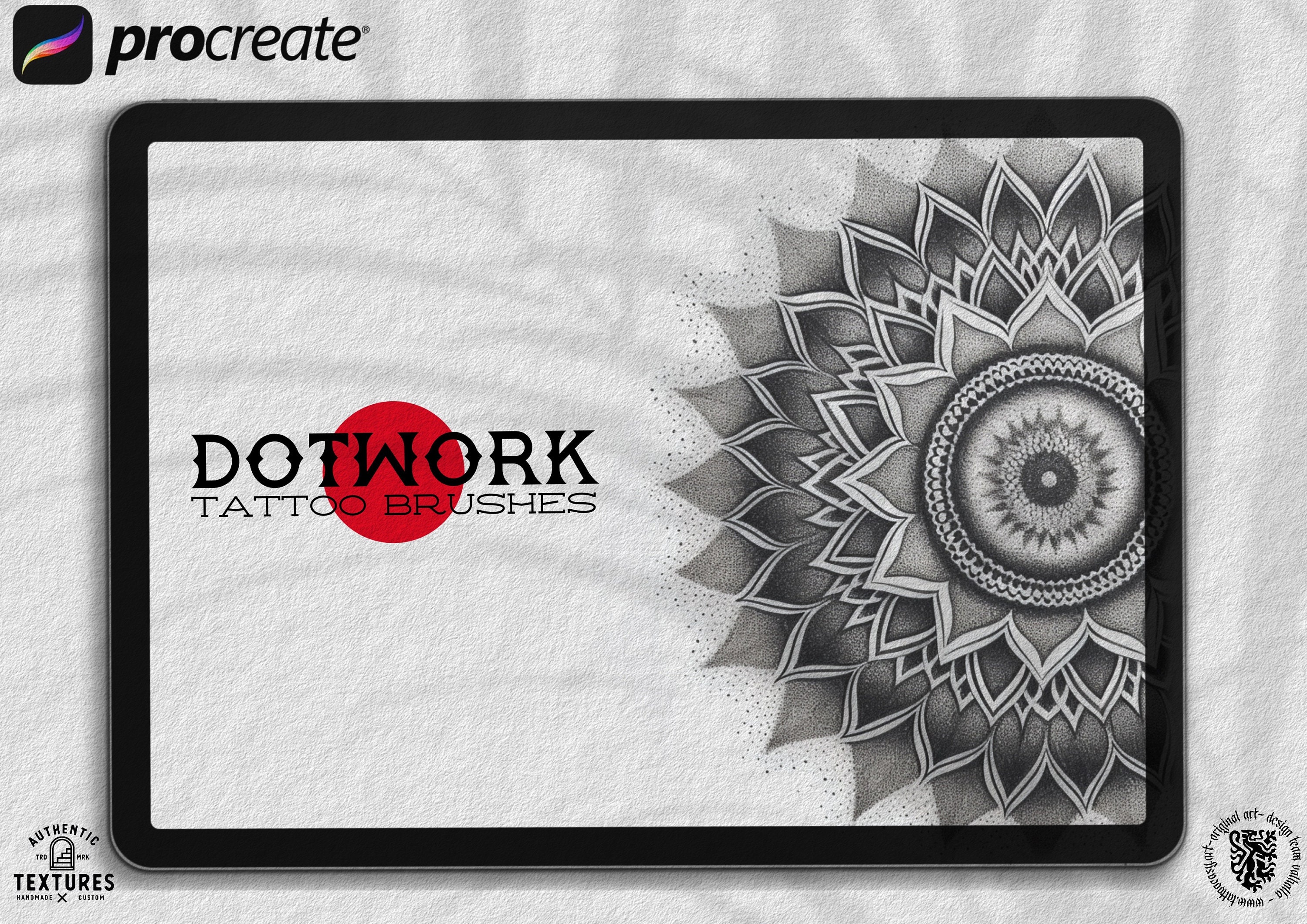 Procreate / Tattoo Dotwork Brush Bundle Etsy