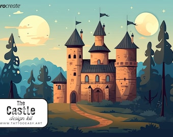 Procreate / Castle design kit