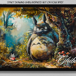 Procreate ~ Ghibli oil ~ custom made brushes
