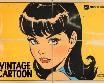 Procreate ~ Vintage cartoon ~