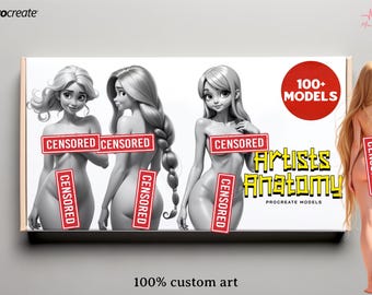 Procreate / Cartoon Anatomy 2 ~ 100+ models, unique anatomy for artists!