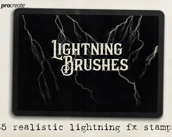 Procreate ~ Lightning brushes~