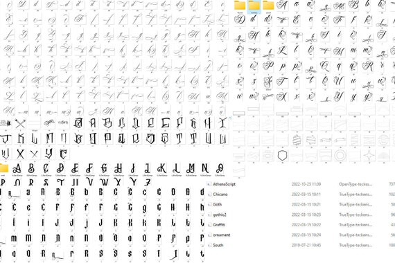 Top 100 Fonts of Dafont  Tattoo fonts, Dafont, Best tattoo fonts