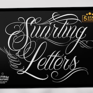 Procreate / Swirling letters
