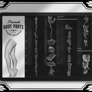 Procreate Body Parts / Tattoo Display - Etsy