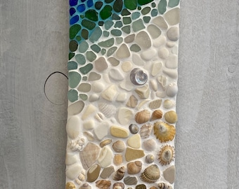 Stück Strand kleine Wandplatte