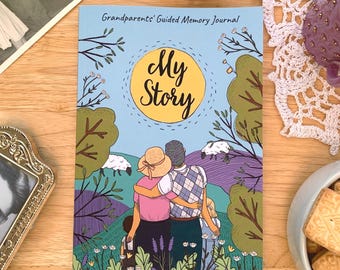 Grandparent Memory Journal – Guided Questions, Family Keepsake