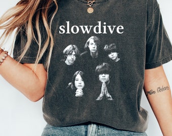 Slowdive Tshirt, Slowdive Crewneck Graphic Tee Shirt, Slowdive Merch, Gift for Men Women Unisex Tee