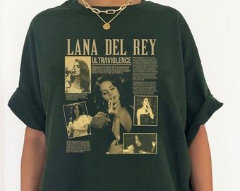 Lana Del Rey T Shirt, Retro Ultraviolence T Shirt, Lana Del Rey Merch, Fan Gifts Men Women Unisex Tee Shirt GI965