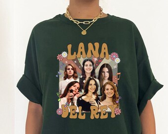 Lana Del Rey Retro T Shirt, Vintage Lana Del Rey Shirt, Lana Del Rey Merch, Fan Gifts Men Women Unisex Tee Shirt GI856