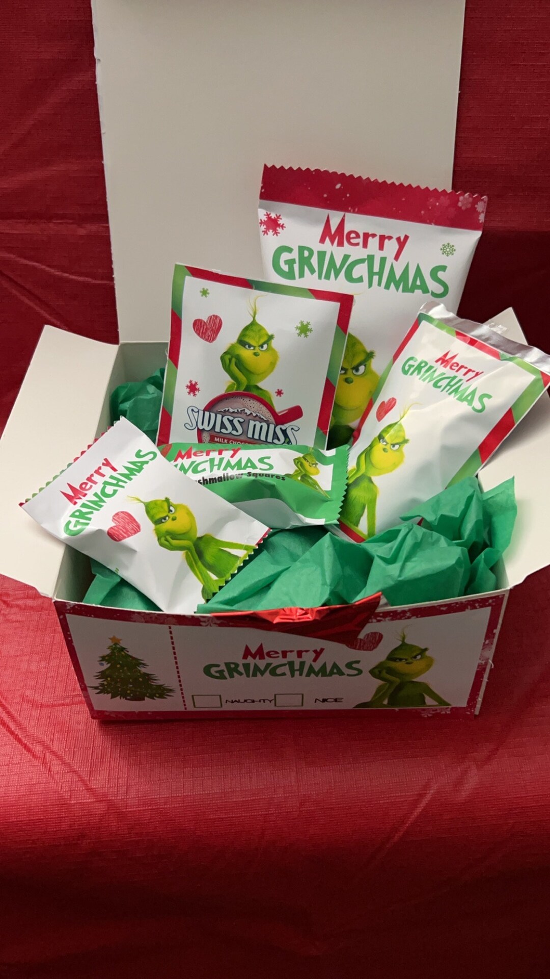 Grinch Christmas Eve Box Christmas Eve Box Grinchmas Etsy UK
