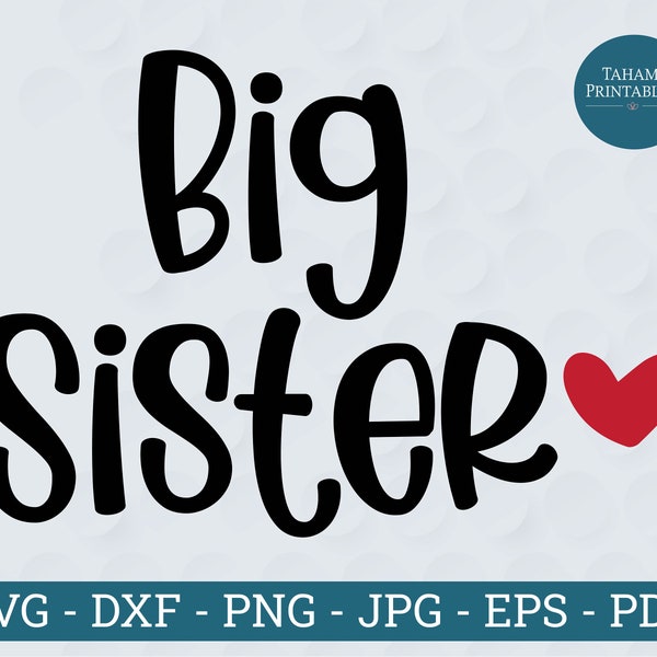 Big Sister Iron On - Etsy