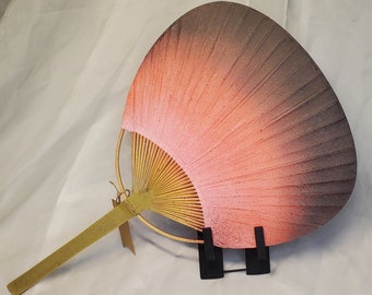 Crimson Haze,  Paddle / Uchiwa Fan, for Cosplay, LARP, Wedding, Beach, Rave