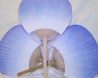 Ventaglio a pale dipinto a mano / Ventaglio Uchiwa - Benvenuti in Paradiso