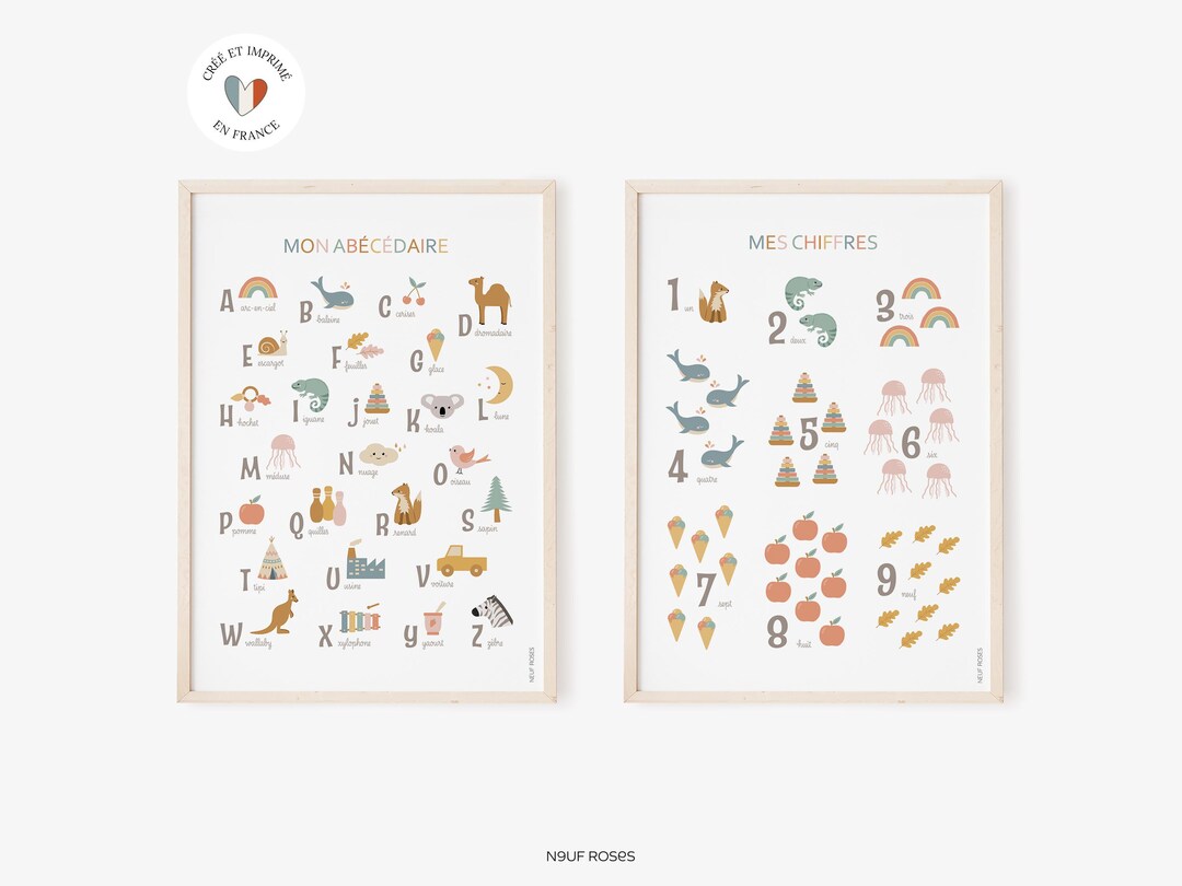 affiches-ab-c-daire-et-chiffres-pour-chambre-enfant-et-b-b-poster