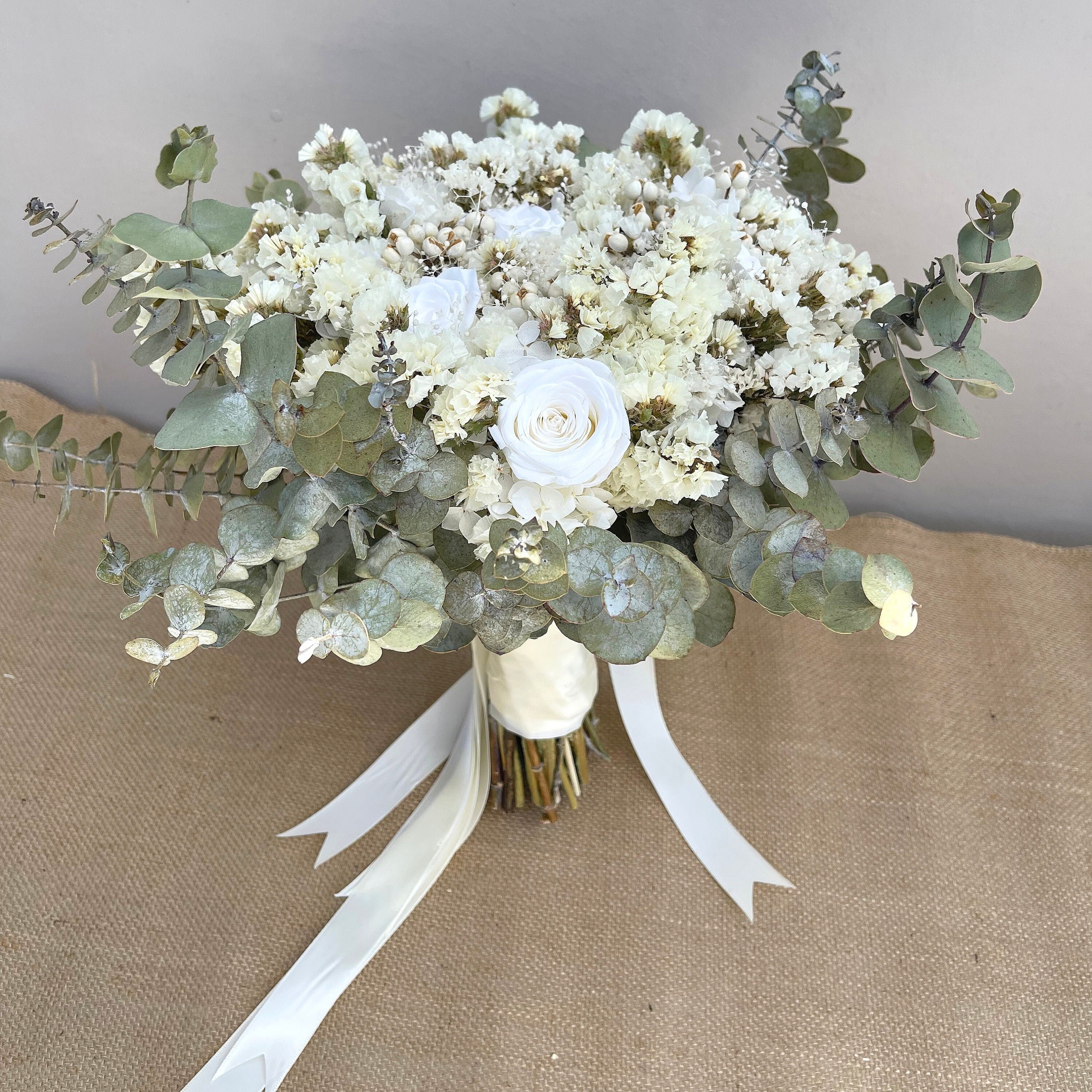 Petite & Pretty Baby's Breath Posy - School Dance Elegance