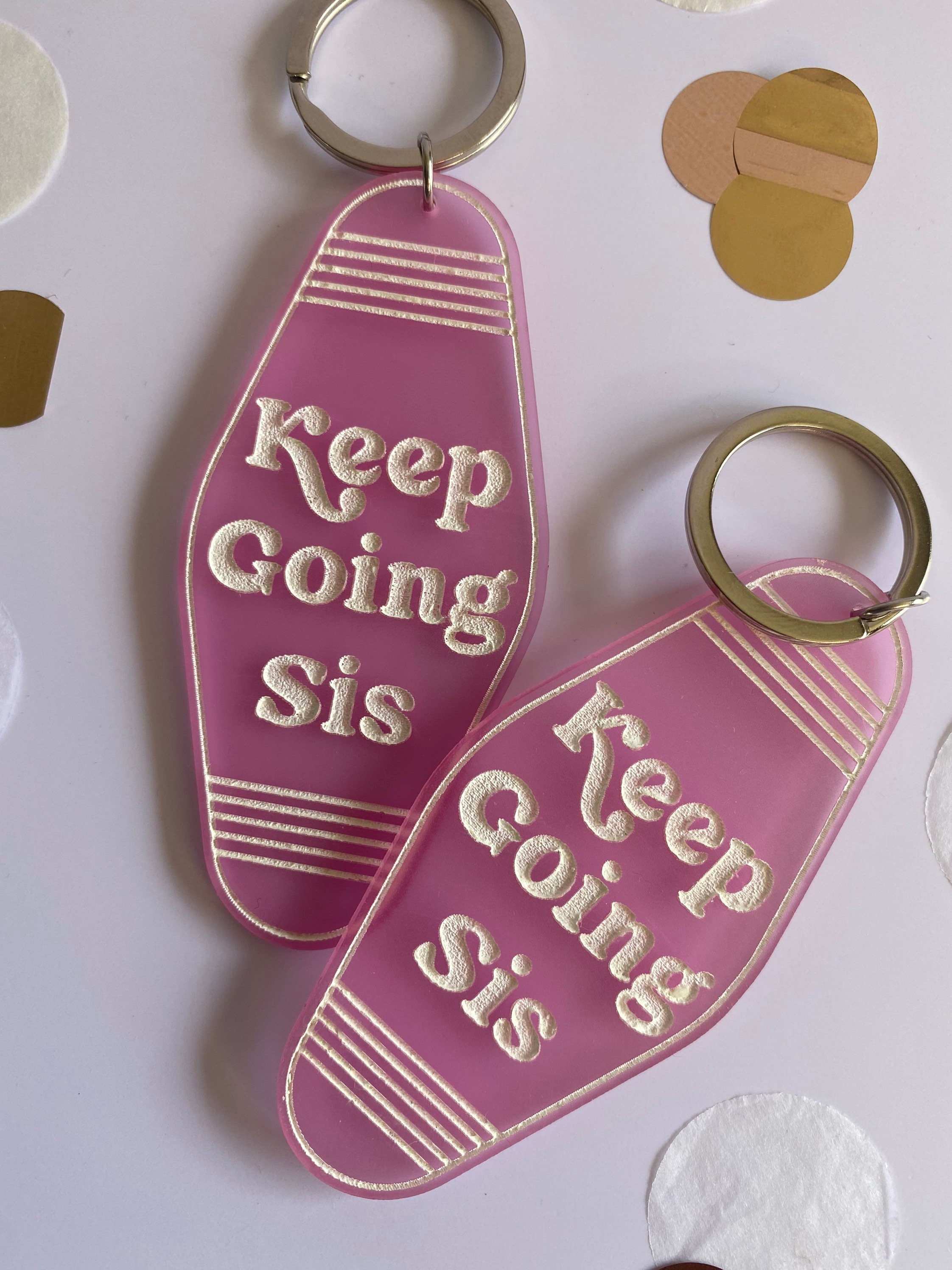 Retro Inspired Motel Keychain Funny Keychain Custom Etsy