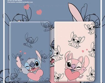 Cute toon stitch ipad, ipad pro, ipad air case