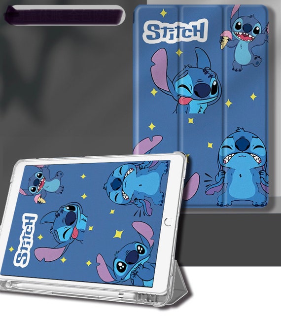 Cute Cartoon Stitch iPad Case, iPad Pro, iPad Mini, iPad Air, iPad Air 5 